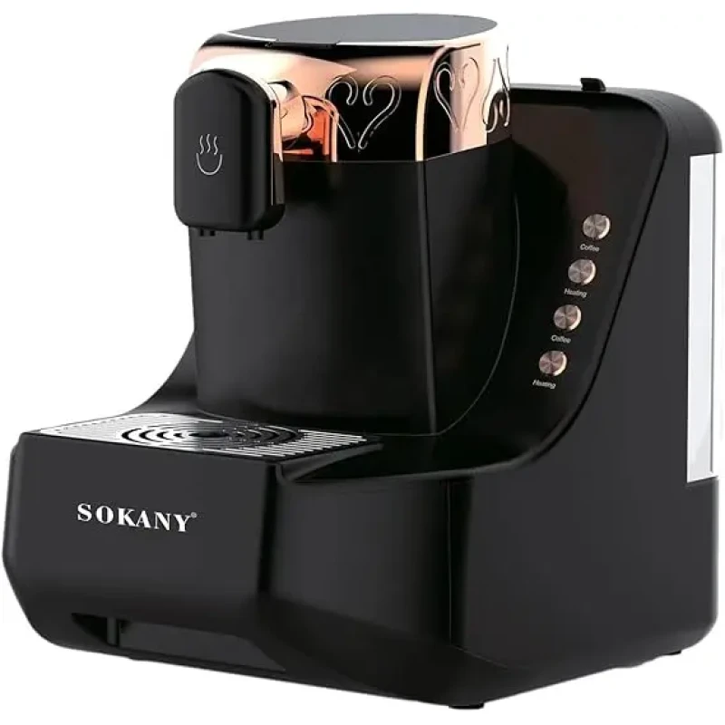 Турецька кавоварка Sokany SK-04010 700 Вт з антипригарним покриттям та захистом від перегріву