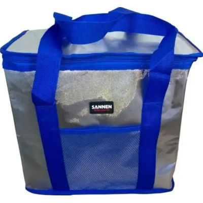 Туристична термосумка WARM BAG MC-1059 на 25 л для продуктів та напоїв 37×20×34 см Синя