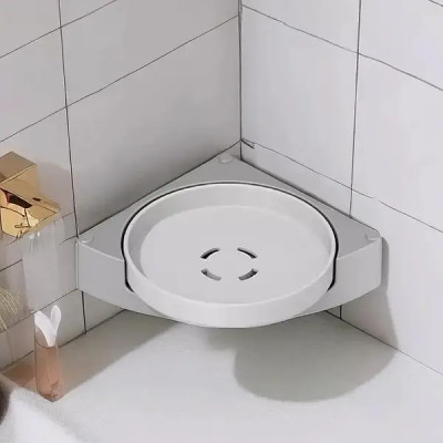 Кутова обертова полиця для ванної кімнати Multi Functional Rotational Tray Кутова обертова полиця для ванної кімнати Multi Functional Rotational Tray