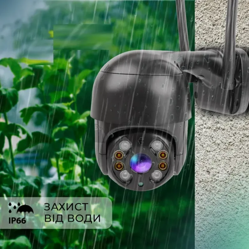 Вулична поворотна IP-камера WI-FI ,А8 / 4mp 360 (A8) monitor ICSSE