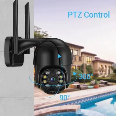 Вулична поворотна IP-камера WI-FI ,А8 / 4mp 360 (A8) monitor ICSSE