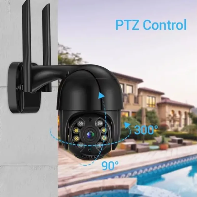 Вулична поворотна IP-камера WI-FI ,А8 / 4mp 360 (A8) monitor ICSSE