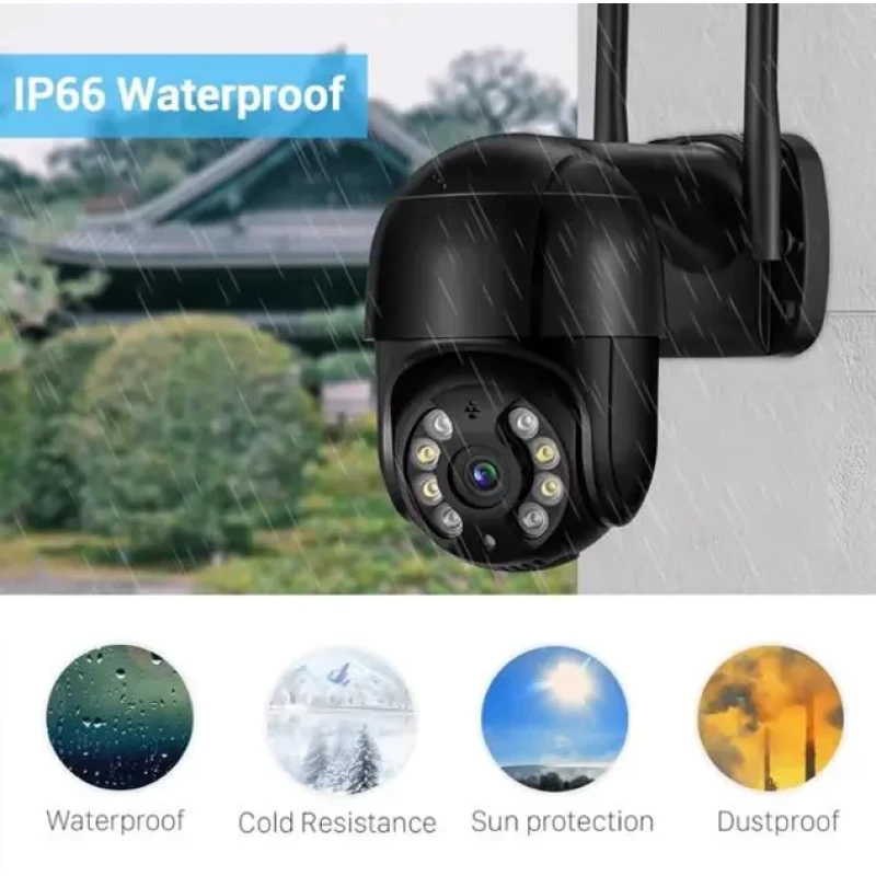 Вулична поворотна IP-камера WI-FI ,А8 / 4mp 360 (A8) monitor ICSSE
