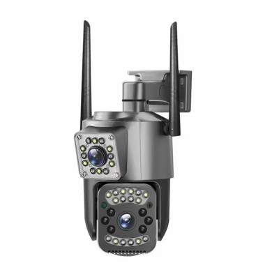 Вулична WIFI камера відеоспостереження поворотна Smart Home Camera SC03 V380 Pro на два об'єктиви