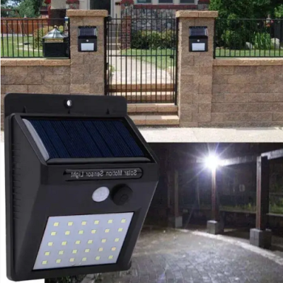 Вуличний ліхтар із датчиком руху на сонячній батареї BL-609 20SMD Вуличний ліхтар із датчиком руху на сонячній батареї BL-609 20SMD