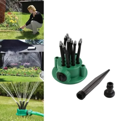 Розумна система поливу Multifunctional Water Sprinkler розпилювач дощувач для поливу газону на 360 градусів