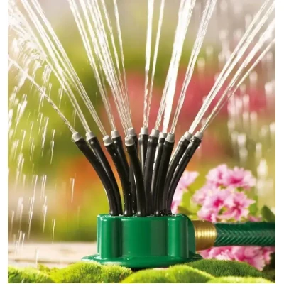 Розумна система поливу Multifunctional Water Sprinkler розпилювач дощувач для поливу газону на 360 градусів