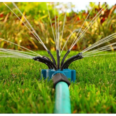 Розумна система поливу Multifunctional Water Sprinkler розпилювач дощувач для поливу газону на 360 градусів