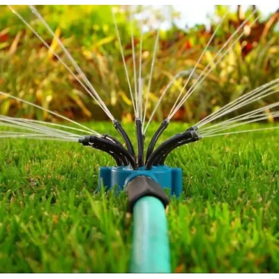 Розумна система поливу Multifunctional Water Sprinkler розпилювач дощувач для поливу газону на 360 градусів