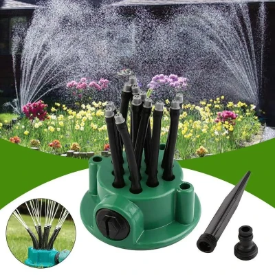 Розумна система поливу Multifunctional Water Sprinkler розпилювач дощувач для поливу газону на 360 градусів