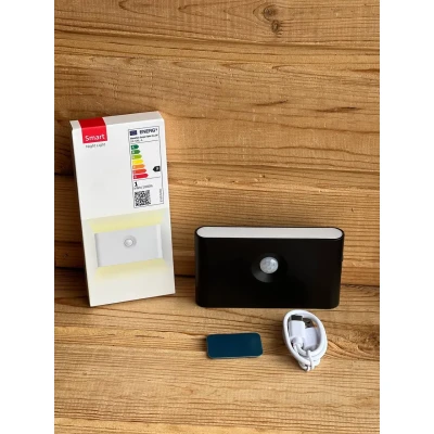 Розумний LED нічник з датчиком світла, руху та магнітним кріпленням Induction lamp