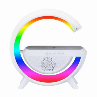 Розумний світильник/Нічник з бездротовою зарядкою для телефону/Bluetooth-колонка
