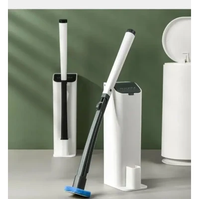 Універсальна щітка для прибирання ванної зі змінними насадками MTS clip type removable toilet brush