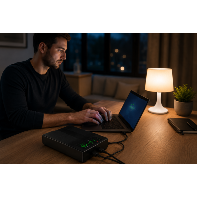 UPS-Power Bank 20000mAh для роутерів та відеокамер 5V/9V/12V+USB / Джерело безперебійного живлення / Повербанк для роутера UPS-Power Bank 20000mAh для роутерів та відеокамер 5V/9V/12V+USB / Джерело безперебійного живлення / Повербанк для роутера