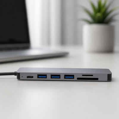 USB хаб 7в1 / Мультифункціональний юсб хаб / Розгалужувач USB USB хаб 7в1 / Мультифункціональний юсб хаб / Розгалужувач USB