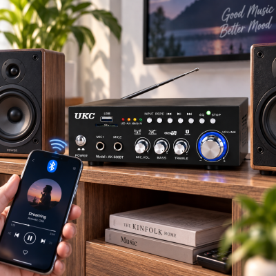 Посилювач AMP 688 BT 2CH 30 Вт з Bluetooth Посилювач AMP 688 BT 2CH 30 Вт з Bluetooth