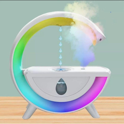 Зволожувач повітря G with water антигравітаційний крапельний ефект WHITE