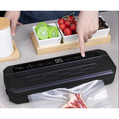 Вакуумний пакувальник універсальний Food Vaccum Sealer 65 kPa 6 режимів