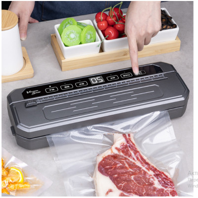 Вакуумний пакувальник універсальний Food Vaccum Sealer 65 kPa 6 режимів