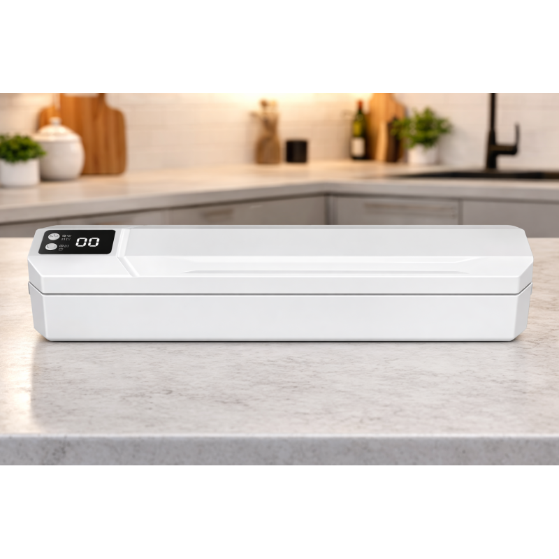 Вакуумний пакувальник пакетів Vacuum Sealer / Автоматичний побутовий вакууматор з пакетами, вакуумайзер для пакування та зберігання їжі