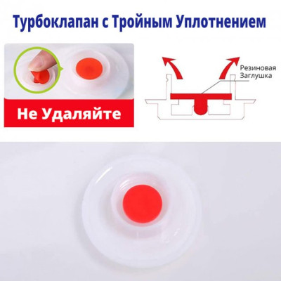 Вакуумний пакет для зберігання речей 80x110 см