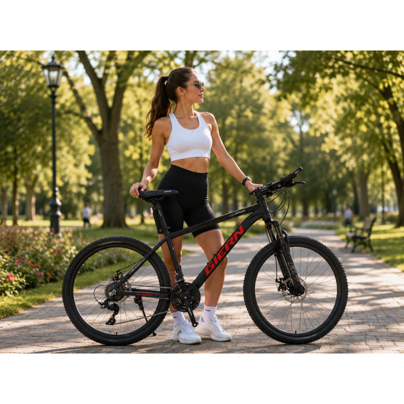 Велосипед GIEREN 8000 R29 Чорний / Велосипед спортивний 24 швидкості