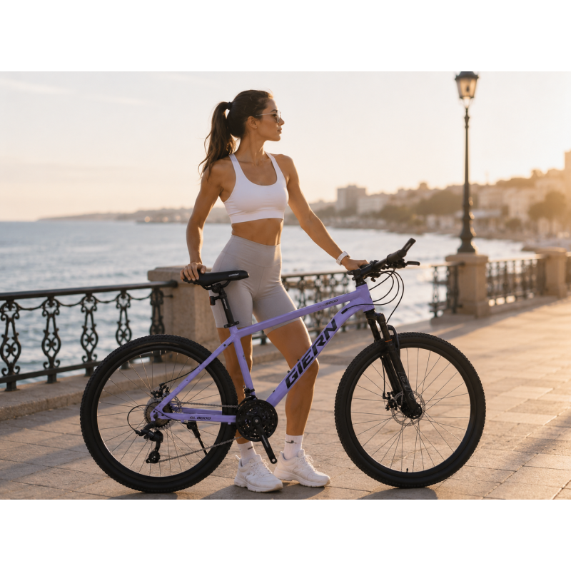 Велосипед GIEREN 8000 R29 Фіолетовий / Велосипед спортивний 24 швидкості