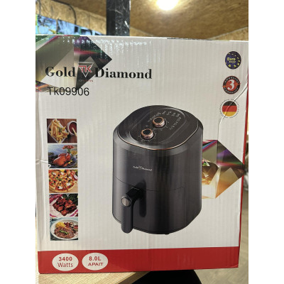Аерогриль Аерофритюрниця Gold Diamond Tk 09906 3400w 8L