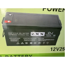 Гелевий акумулятор ZXX 12V 250Ah Гелевий акумулятор ZXX 12V 250Ah