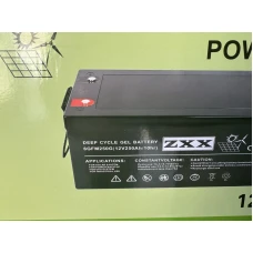 Гелевий акумулятор ZXX 12V 250Ah Гелевий акумулятор ZXX 12V 250Ah