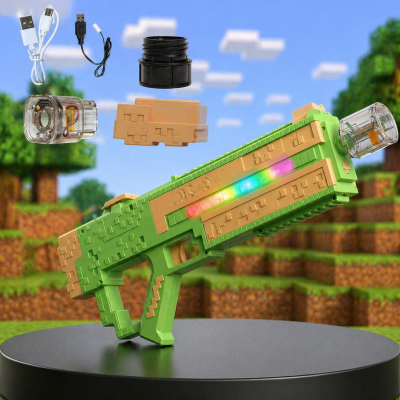 Водяний електричний пістолет зі світлом / Водяний автомат Electric Water Gun / Водяний бластер SQ011B Водяний електричний пістолет зі світлом / Водяний автомат Electric Water Gun / Водяний бластер SQ011B