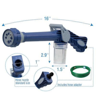 Водомет для миття авто, поливу рослин, розпилювач EZ JET Water Cannon