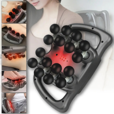 Вібромасажер для м'язів з 16 головками Massage Gun WNK-569