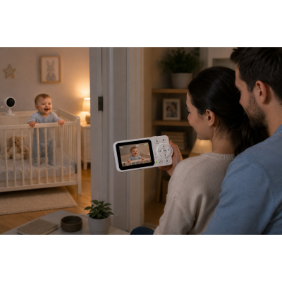 Відеоняня C3 з LCD-дисплеєм 2,8 дюйма / Відеоняня з нічним баченням та двостороннім зв'язком Відеоняня C3 з LCD-дисплеєм 2,8 дюйма / Відеоняня з нічним баченням та двостороннім зв'язком