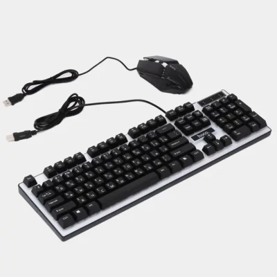 Ігрова клавіатура та мишка Hoco GM11 з підсвічуванням RGB