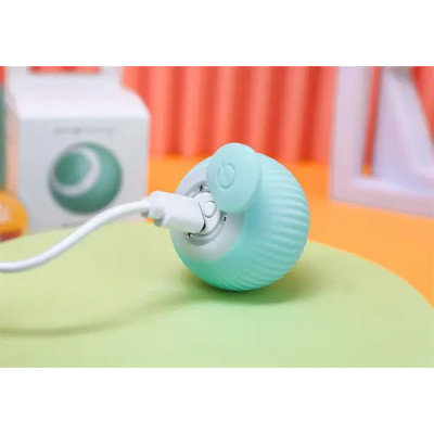 Іграшка для кішки USB smart м'яч-кулька PetGravity з хаотичним рухом та світловою панеллю Іграшка для кішки USB smart м'яч-кулька PetGravity з хаотичним рухом та світловою панеллю