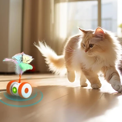 Бадмінтон - мишка,іграшка для тварин USB Cat teaser AND XL-1233