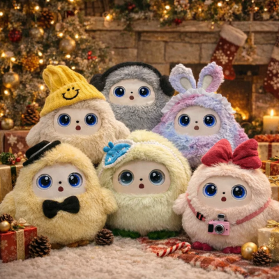 Іграшка зі штучним інтелектом Bobo / Інтерактивна плюшева іграшка BOBO з AI, голосом і LED очима / Розумна іграшка  22х25см