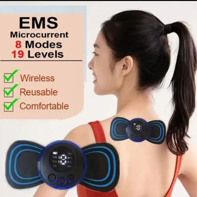 Імпульсний масажер міостимулятор EMS масажер міостимулятор метелик