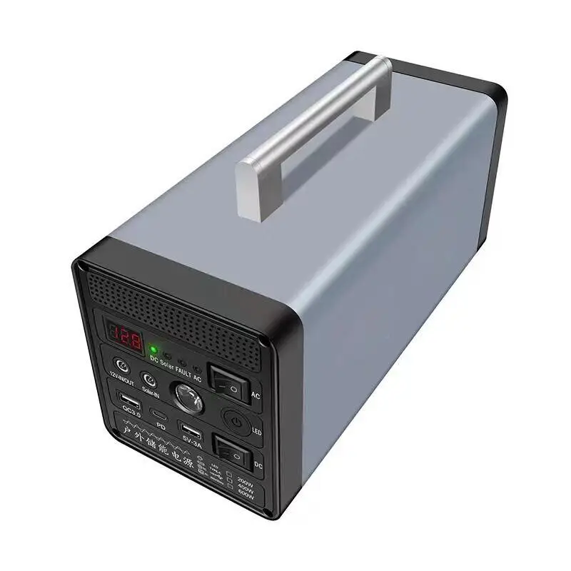Інвертор акумуляторний 12,8V/50Ah/600W Портативна електростанція 600Вт, 144000мАч
