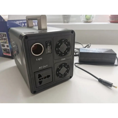 Інвертор акумуляторний 12,8V/50Ah/600W Портативна електростанція 600Вт, 144000мАч Інвертор акумуляторний 12,8V/50Ah/600W Портативна електростанція 600Вт, 144000мАч
