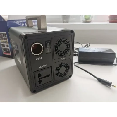 Інвертор акумуляторний 12,8V/50Ah/600W Портативна електростанція 600Вт, 144000мАч