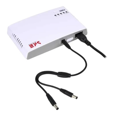 Джерело безперебійного живлення для роутера (ДБЖ) 5/9/12в - USB безперебійник 12 вольт 32.56Wh (УПС) білий