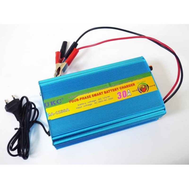 Зарядний пристрій автомобільний для акумулятора Battery Charger UKC MA-1230A 30A