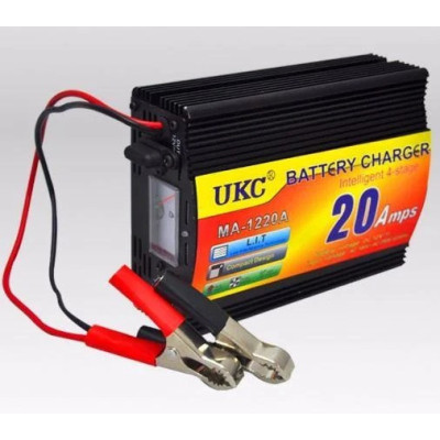 Зарядний пристрій акумулятора UKC Battery Charger 20A MA 1220A black Зарядний пристрій акумулятора UKC Battery Charger 20A MA 1220A black