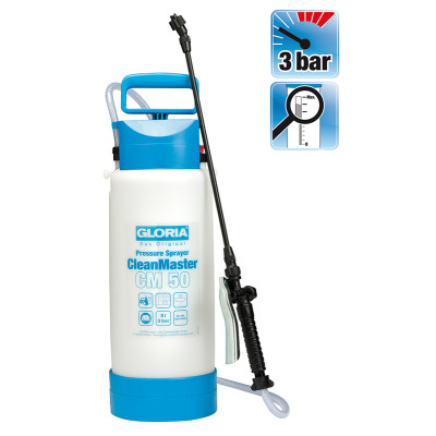 Оприскувач 5л CleanMaster CM50 для клінінгу, під Каустік