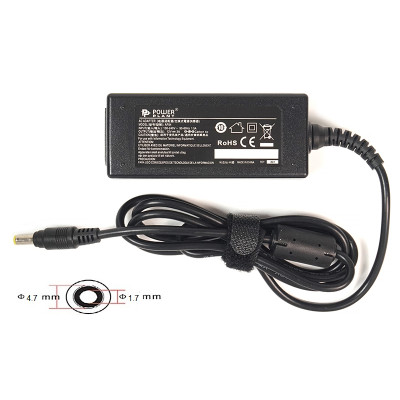 Блок живлення для ноутбуків PowerPlant ASUS 220V, 12V 36W 3A (4.8*1.7)
