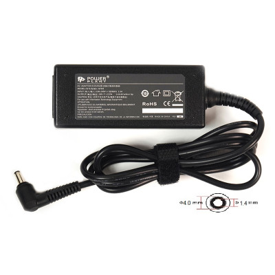 Блок живлення для ноутбуків PowerPlant ASUS 220V, 19V 45W 2.37A (4.0*1.4)