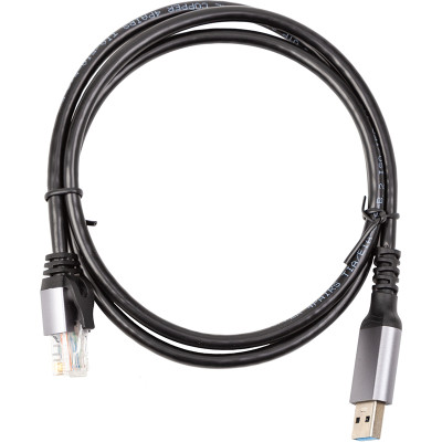 Кабель PowerPlant CAT6 UTP, USB3.0 Type-A - RJ45 1 м