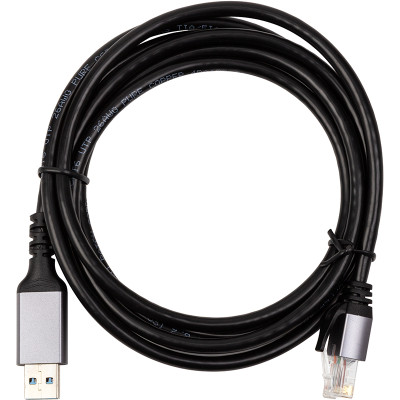 Кабель PowerPlant CAT6 UTP, USB3.0 Type-A - RJ45 2 м